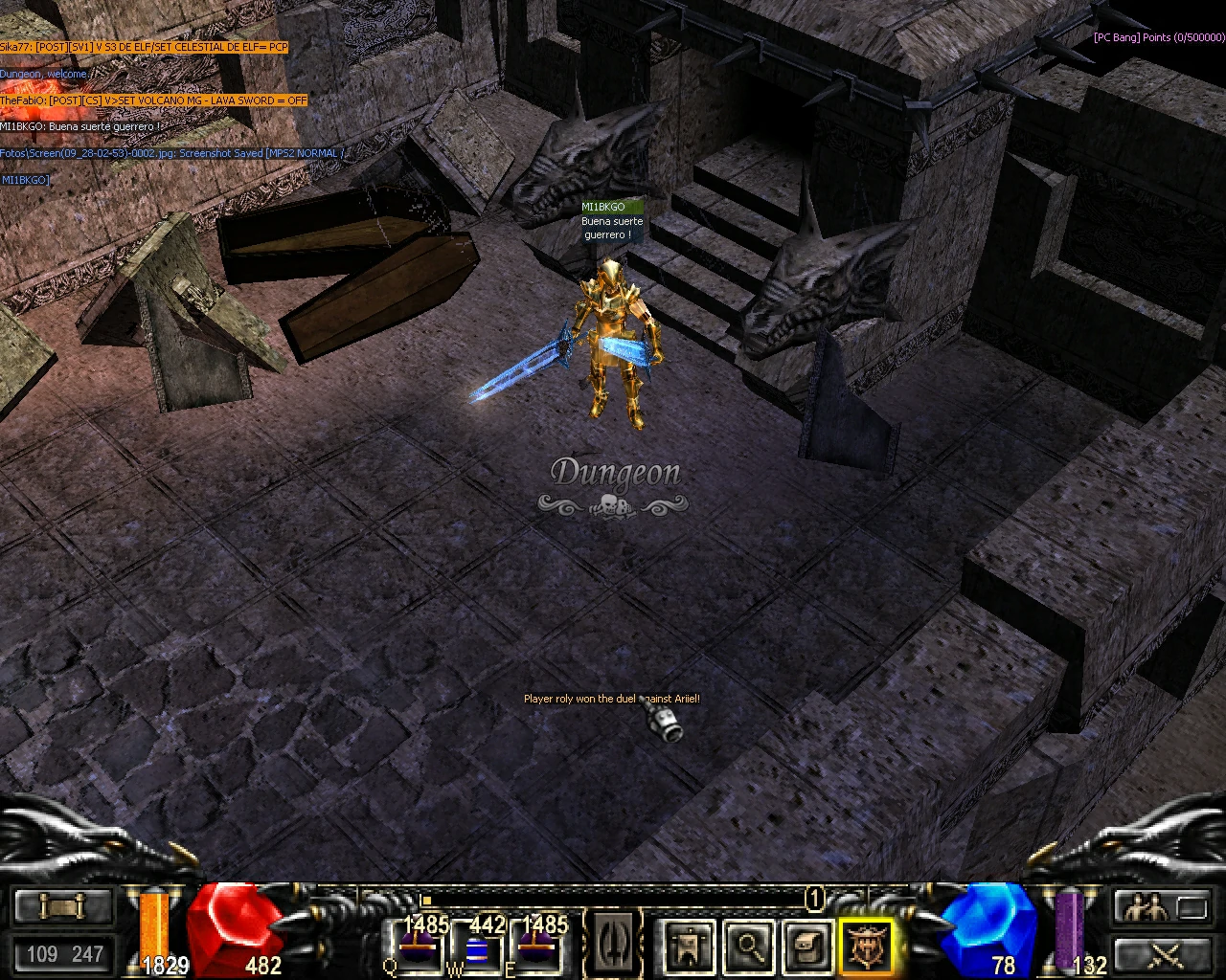 mu online dungeon